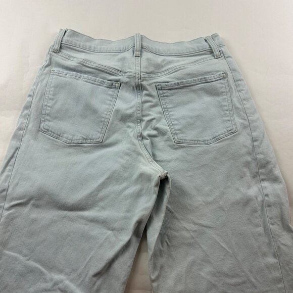 Old Navy Acid Wash High Rise Barrel Leg Jeans 12 - Picture 6 of 6